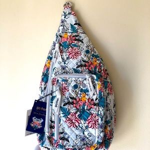 Vera Bradley Harry Potter L Sling Backpack in Herbology New Authentic Mandrake